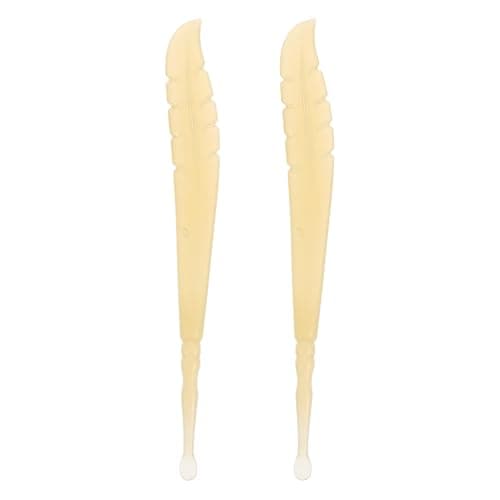 2pcs Soft Silicone Ear Spoon Cleaner for Adults, Gentle Travel Tool