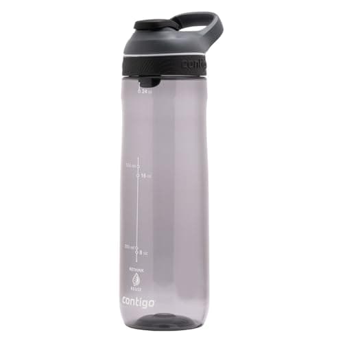 Contigo Cortland Autoseal Water Bottle | Large 720ml BPA Free Drinking Bottle | Sports Flask | Leakproof Drink Bottle | Ideal for School, Gym, Bike, Running, Hiking — view 2