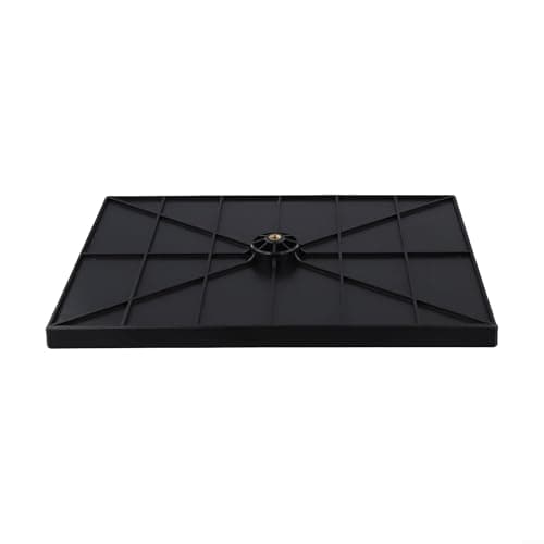 Tripod Mounting Tray for Projector - Equipment Platform Holder with 1/4 Inch Screw Adapter, Lightweight Plastic Stand for DJ, Studio, and Travel Use