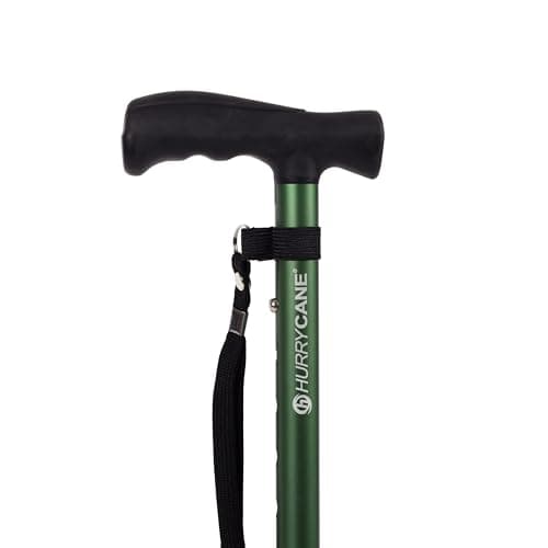 Drive Devilbiss HurryCane - Comfort Edition Walking Stick in Pastel Green