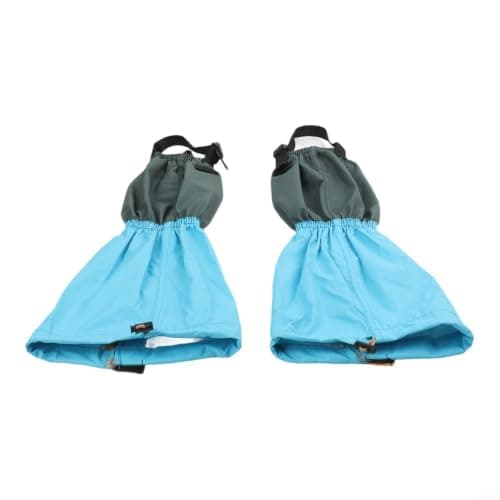 Adjustable Snow Gaiters 46cm Drawstring Boot Protectors(Teal) — view 5