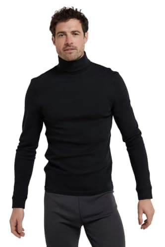 Mountain Warehouse Meribel Mens Thermal Baselayer Top Black S