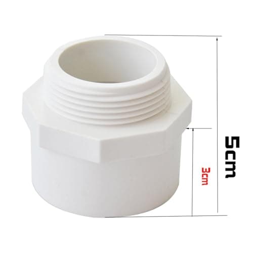 Compact PVC Drain Pipe Adapter, Odor Resistant — view 4