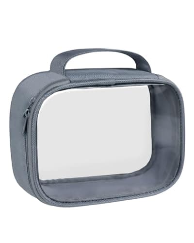 Moyad Clear Wash Bag with Handle TSA Approved Airport Security Pouch