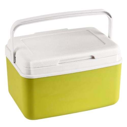 Insulated Cooler, Portable Cooler, 6L Small with Ice Pack Insulated for Picnics, Beach, Travel & Car, Leak-Proof Food-Grade Small Ice Chest (Green)
