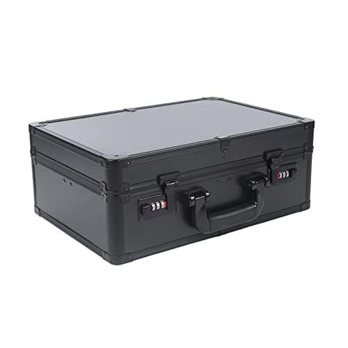 Hairdressing Bag with Combination Lock - Barber Carry Case for Hair Trimmers, Scissors & Hairdressing Supplies | Storage Bag (Black, 40 x 40 x 18 cm) — view 5