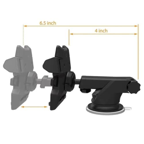 Universal Car Phone Holder with Suction Cup, 360° Rotation — view 4