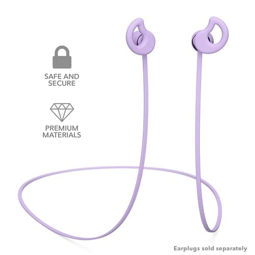 CURVD Earplug Lanyard, Soft Durable Flexible Premium Silicone Cord | Works with Most Earplugs w/Removable Tips Compatible with CURVD Everyday, Loop Quiet/Engage/Experience, Vibes and More - 26 Inches — view 5