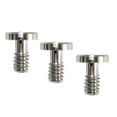 Vibsky for Heavy Duty 14-20 Screw Adapter Hexagon Socket Tripod Baseplate DSLR Mirrorless 5 Pack — view 2