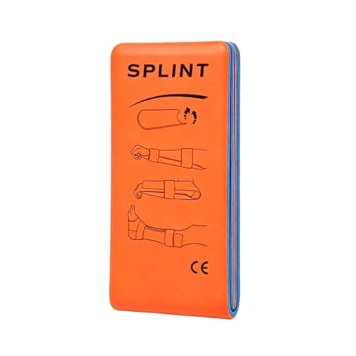 ROOBUCK First Aid Splint 36x4.3inch – Portable Aluminum Emergency Splint for Arm, Leg, Wrist & Finger Injuries – Lightweight Support for Outdoor, Hiking, Camping, Travel & Home