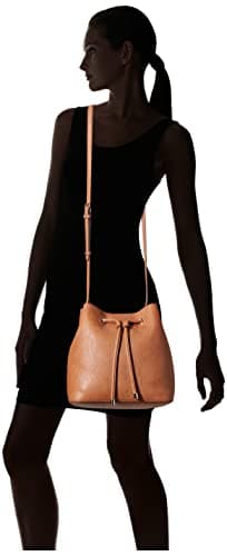 Calvin Klein Women's Gabrianna Bucket, Caramel, One Size — view 5