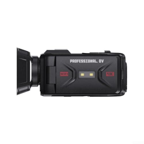 4K Digital Video Camera WiFi 3-Inch Screen Flip — view 4