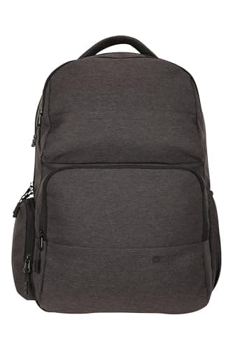 Mountain Warehouse Commuter 30L Backpack - Large Capacity Daypack with Laptop Pocket, RFID Zipped Pockets & Bottle Pocket - All Season Camping, Hiking & Outdoors Grey ONE