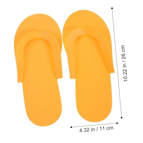 Disposable Foam Pedicure Slippers 36 Pairs Multi Color Flip Flop for Salon Nail Spa Guest Portable for Travel Supplies (Random Color) — view 5