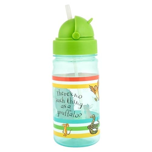 The Gruffalo 400ml Kids Water Bottle with Dome Lid & Flip-Up Integrated Straw - BPA-Free, Leak-Proof Design, Perfect for School & Outdoor Activities, Green — view 2