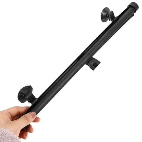 Car Side Window Sun Shade Roller Black PVC for Rear Seats — view 4
