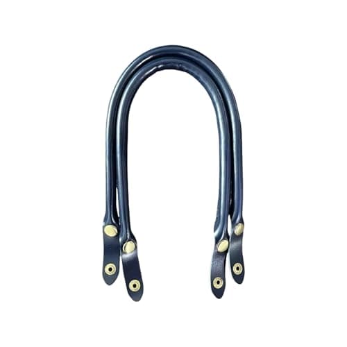 XAGMODSHN PU Leather Handles 47cm with Quick-Release Snaps, Blue — view 4
