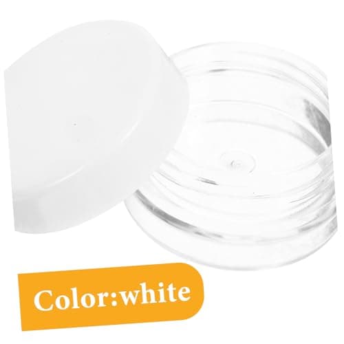 20 Pack 3g Plastic Cosmetic Cream Jars Lids for Travel Use — view 6