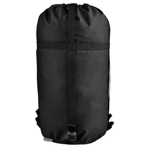 TRIWONDER Stuff Sack Sleeping Bag Compression Sacks Waterproof Storage Bag for Household Products Outdoor Camping (Black, S)