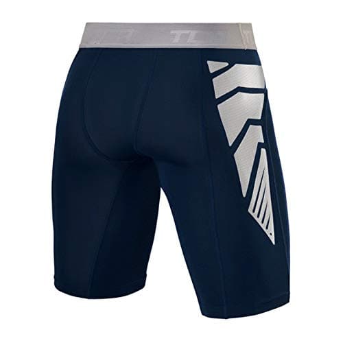 TCA Men's CarbonForce Pro Compression Base Layer Shorts Thermal Under Gear - Navy Eclipse, XXL — view 2