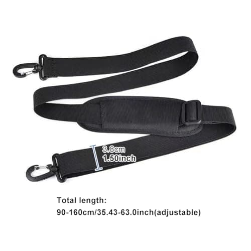 Adjustable Shoulder Strap, Universal Replacement Bag Strap with Fit Pad — view 2