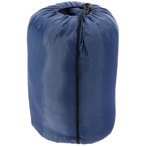 Lightweight 3-Season Sleeping Bag for Adults Warm, Compact & Durable (210 x 70 cm) – Comfortable Rectangular Design, Easy to Carry, Ideal for Camping, Hiking & Festivals (Navy Blue) — view 4