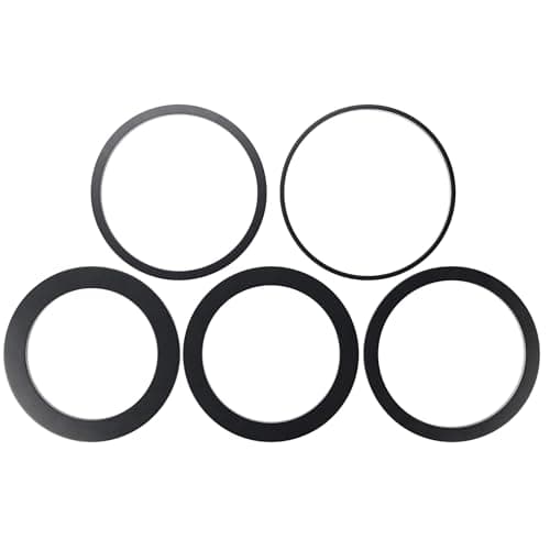 Filtech Air Filter Reducing Rings Universal Adapter Sleeve Reducer Kit From 89mm to 85mm, 80mm, 76mm, 70mm, 63mm - 5 Pack — view 2