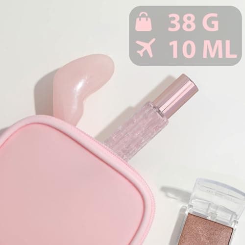 YoHyien 4 Pcs Travel Perfume Atomiser Refillable 10ml, Glass Perfume Travel Bottle, Portable Aftershave Atomiser Spray Bottle, Mini Fragrance Decanter for Handbag, Pocket, and Purse (Multicolor) — view 4