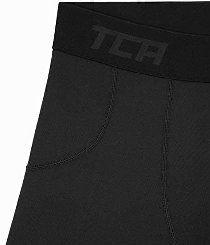 TCA Boys' SuperThermal Compression Base Layer Thermal Under Shorts - Black Stealth, 12-14 Years — view 3