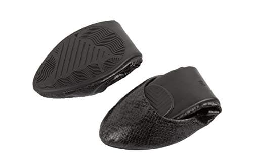 Women's Roll Up Shoes with Carry Bag for Weddings, Nights Out and Races (Black Snake, Numeric_5) — view 3