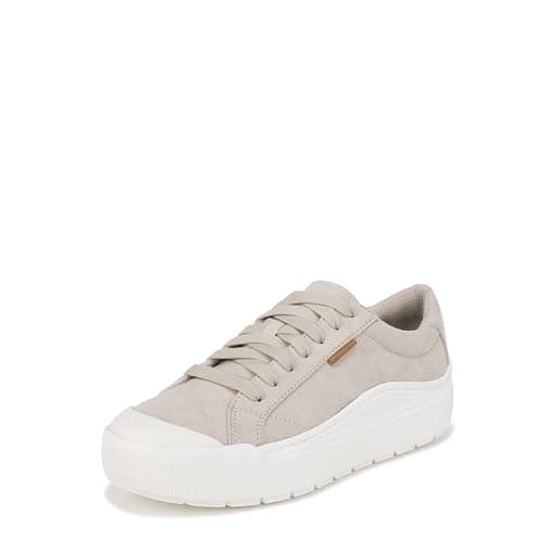 Dr. Scholl's Women's Time Off Sneaker, Oyster Microfiber, 4.5 UK