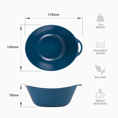 Lifeventure Ellipse Reusable 4-Piece Camping Tableware & Cutlery Set — view 4