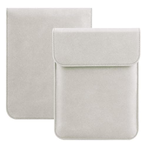 Sleeve Case for 6.8" E-Reader Compatible Paperwhite 11th 2024-2021/Paperwhite Signature Edition 2024-2021 Sleeve Bag Pouch Cover for 6-6.8'' Kobo/Tolino/Pocketbook 6-inch ebook Reader(Silver)