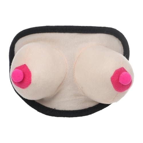 Faxianther Funny Prank 3D Blindfold Eye Mask Bachelorette Party Night Club Bar Crazy Eyemask Halloween Cosplay Honeymoon Couples Game Eyewear Props Costume Accessory Cozy Blackout Sleep Mask Eyeshade
