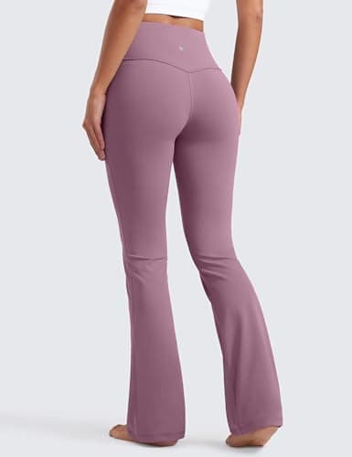 CRZ YOGA Butterluxe Flare Leggings 32" Light Lavender 12 — view 2