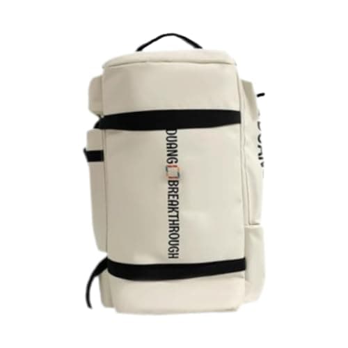 hindraem Impressive Ski Boot Bag Large Capacity Stylish, Beige, 60 x34 x27 cm