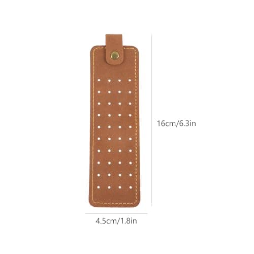 ASAKKURA Foldable Jewelry Bag Travel Organizer for Earrings Rings Necklaces Made of Pu Leather for Compression Bags for Travel and Jewelry Storage — view 2