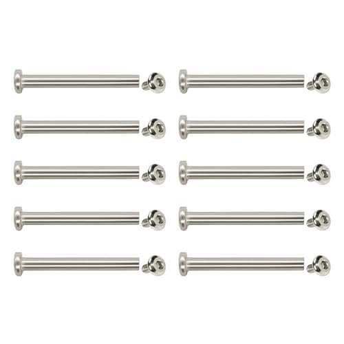 10 Pieces Luggage Wheel Repair Rivets Stainless Steel, 50mm