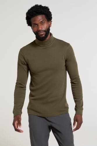Mountain Warehouse Meribel Mens Thermal Baselayer Top Khaki L — view 2