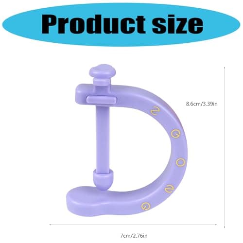 Portable Manual Massage Tool with Knob Massage for Foot, Purple — view 3