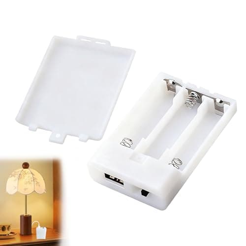 3 X AA Battery Case Box with USB Port & On/Off Switch