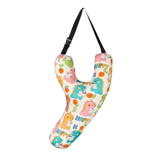 Kids Y-Shaped Travel Pillow Car Seat Belt Head Neck Support Cushion Soft Headrest Sleeping Pillow Universal Car Seat Belt Cushion Adjustable Car Seat Strap Cover Pad Protector for Car Travel Journey — view 3