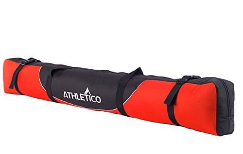 Athletico Mogul Padded Ski Bag - Fully Padded Single Ski Travel Bag (Red, 170cm) — view 3