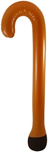 HENBRANDT Inflatable Blow Up 90 Cm Walking Stick Party Jokes Novelty Dress Up (Brown)