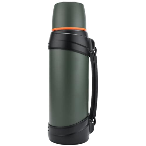Olerd Large Flask - 2.5l Stainless Steel Insulated Bottle for Travel with BPA Free Cup - Oversized Vacuum Bottle