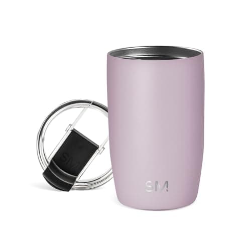Simple Modern Travel Coffee Mug Tumbler with Flip Lid | Insulated Stainless Steel Iced Coffee Cup | Gifts for Women & Men | Voyager Collection | 350ml | Lavender Mist