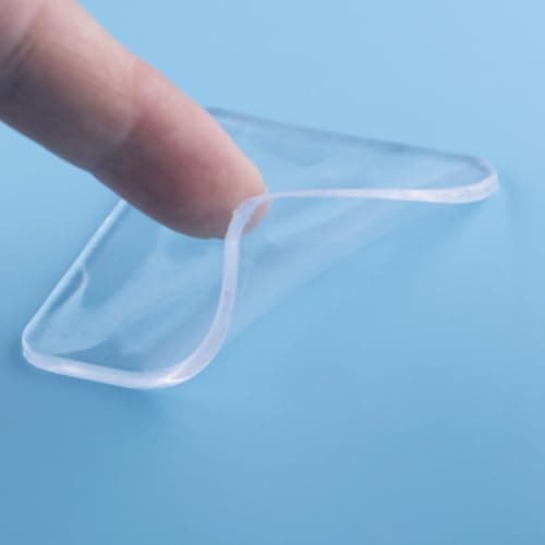 10 Count Silicone Gel Non-Slip Pads Designed for Car Dashboard Phone Mounts, Stand Bases, and Smooth Grip (Transparent) — view 4