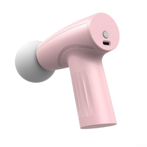 Portable Fitness Trainer for mini Massage 3 Levels Low Noise 45dB USB Rechargeable for Stiffness Relief Gym Travel Pink(Light Green) — view 6