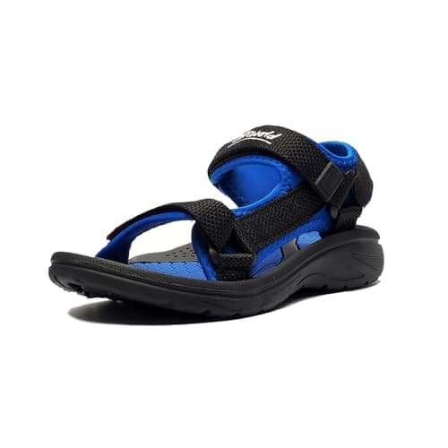 Cotswold Bodiam Recycled Sandal Unisex Kids Black/Navy Size 1 — view 2