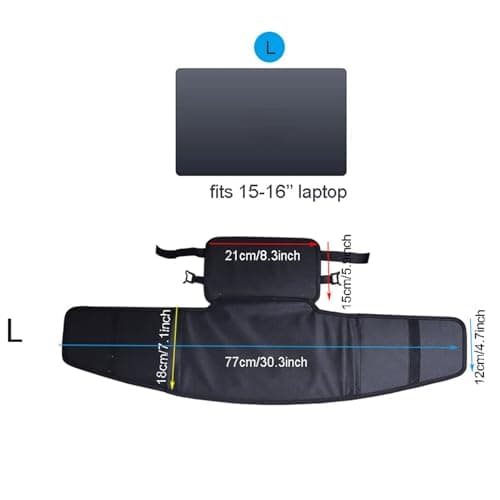 Monitor Shade Hood - 600D Fabric 13 16 Inch, Portable Anti-Reflective Cover, Light Blocking Sun Protection Tent | Digital Nomad, Business Trip, Summer Activity, Home, Patio, Balcony — view 6